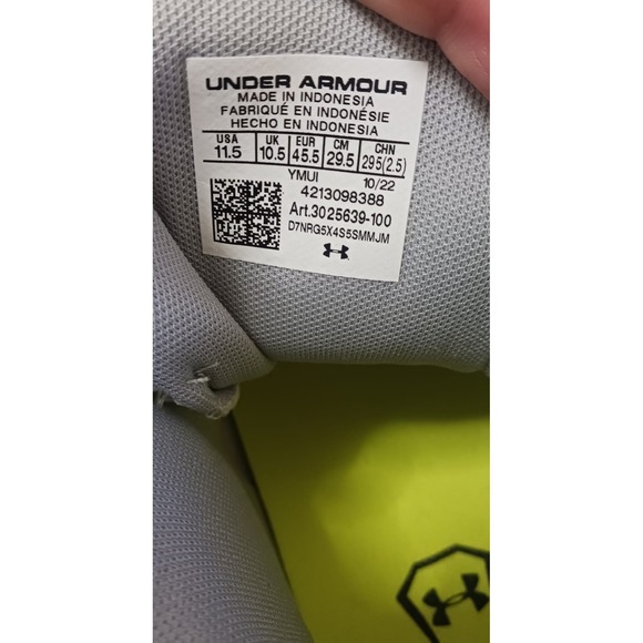 Under Armour Command MC Mid UA Lacrosse Cleats White 3025639-100 Men\'s Size 11.5